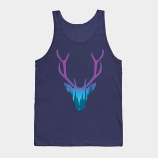 Deer Head Illustration Tank Top